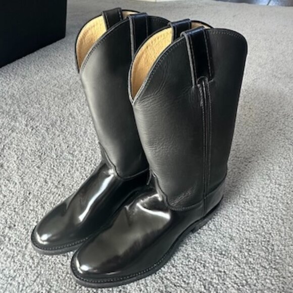 Justin Men's Tobias 12" Western Boots in Size 9 1/2 EE - NWOT Condition USA Made - Picture 1 of 9